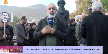 86. Yılında Seyit Rıza ve Yol Arkadaşları Dersim’de Seyit Rıza Meydanında Anılıyor.