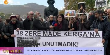86. Yılında Seyit Rıza ve Yol Arkadaşları Dersim’de Seyit Rıza Meydanında Anılıyor.