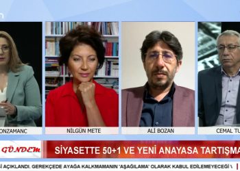 Anayasa Tartışmaları – Kadın Hakları ve Mücadelesi – Elif Sonzamancı’nın Sunduğu Bizim Gündem’in Konukları: Gazeteciler Cemal Turan, Nilgün Mete ve HEDEP Milletvekili Ali Bozan