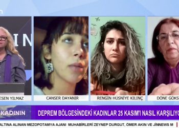 Deprem Bölgesindeki Kadınlar 25 Kasım’ı Nasıl Karşılıyor – Sakine Esen Yılmaz ile Söz Kadının Programının Bu Haftaki Konukları: Canser Dayanır, Rengin Hüsniye Kılınç ve Döne Göksungur