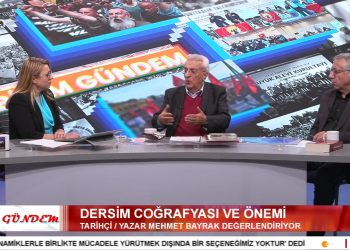 Dersim Coğrafyası ve Önemi- Dersim 1937-1938’e Giden Süreç- Elif Sonzamancı’nın Sunduğu Bizim Gündem Programının Konukları, Gazeteciler Cemal Turan, Nilgün Mete ve Tarihçi/Yazar Mehmet Bayrak