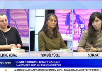 Dünden Bugüne Kitap Fuarları, Medine Meral İle Açık Pencere. Konuk: Songül Yücel, Sena Şat.