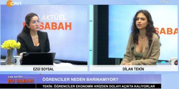 Ezgi Soysal ile Can Aktüel Bu Sabah programının 08 Kasım Çarşamba Günü Konuğu:Barınamıyoruz Hareketinden Dilan Tekin 2. Bölüm