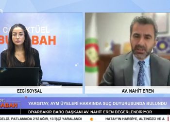 Ezgi Soysal ile Can Aktüel Bu Sabah programının 09 Kasım Perşembe Günü Konuğu: Diyarbakır Baro Başkanı Avukat Nahit Eren.