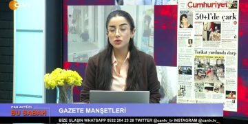 Ezgi Soysal’ın sunduğu Can Aktüel Bu Sabah programının bugünkü konuğu Eğitim-Sen 3 No’lu Şube Başkanı Hüseyin Tosu