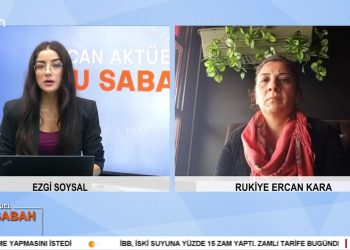 Ezgi Soysal’ın sunduğu Can Aktüel Bu Sabah programının bugünkü konuğu Pir Sultan Abdal Kültür Derneği Kadın Örgütlenme Sekreteri Rukiye Ercan Kara