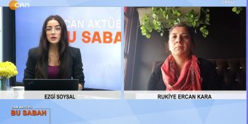 Ezgi Soysal’ın sunduğu Can Aktüel Bu Sabah programının bugünkü konuğu Pir Sultan Abdal Kültür Derneği Kadın Örgütlenme Sekreteri Rukiye Ercan Kara