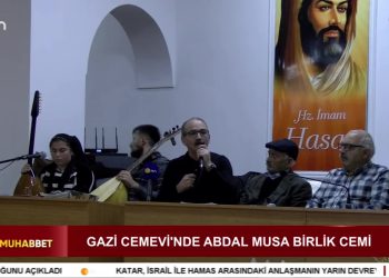 Gazi Cemevi’nde Abdal Musa Birlik Cemi