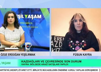 Özge Erdoğan Yeşilırmak’ın hazırlayıp sunduğu Yeşil Yaşam programının konuğu Ekoloji Birliği Kadın Meclisi’nden Füsun Kayra – Şiddet biçimi olarak ekolojik saldırı – Ekoloji mücadelesinde kadın – Kazdağları ve çevresinde son durum