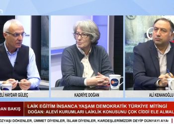 Veli Haydar Güleç ve Ali Kenanoğlu’nun hazırlayıp sunduğu Candan Bakış programının bu akşamki konuğu DAD Eş Genel Başkanı Kadriye Doğan – Laik Eğitim, İnsanca Yaşam, Demokratik Türkiye Mitingi