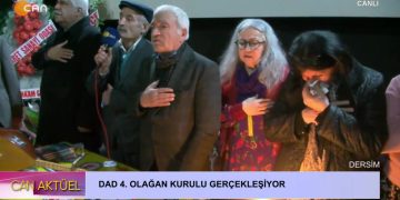 DAD 4. Olağan Kurulu Gerçekleşiyor – Dersim – CANLI