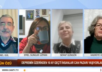 Depremin Üzerinden 10 Ay Geçti, İnsanlar Can Pazarı Yaşıyorlar- Zeynel Gül’ün Hazırlayıp Sunduğu Sözün Özü programının Konukları: Emel Uzman, Serap Güngör ve Kadriye Doğan