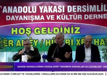 Dersim Derneklerinin Düzenlediği ‘Dersim’in Sorunları ve Çözümleri’ Paneli