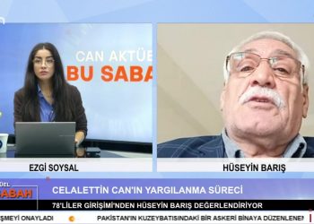 Ezgi Soysal ile Can Aktüel Bu Sabah programının 13 Aralık Çarşamba günü konuğu: Hüseyin Barış.