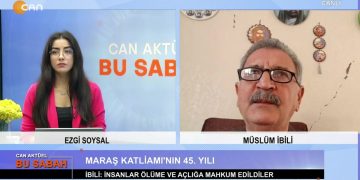 Ezgi Soysal ile Can Aktüel Bu Sabah programının 19 Aralık Salı günü konuğu: Müslüm İbili.