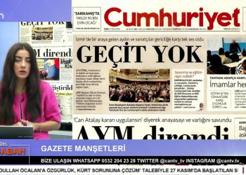 Ezgi Soysal’ın Sunduğu Can Aktüel Bu Sabah Programının Bugünkü Konuğu AKD Narlı Şubesi Başkanı Tahir Ortaş