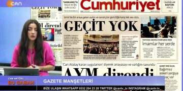 Ezgi Soysal’ın Sunduğu Can Aktüel Bu Sabah Programının Bugünkü Konuğu AKD Narlı Şubesi Başkanı Tahir Ortaş