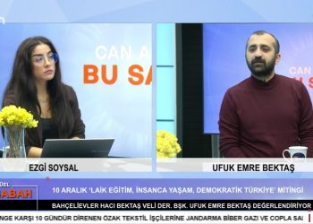 Ezgi Soysal’ın sunduğu Can Aktüel Bu Sabah programının bugünkü konuğu Bahçelievler Hacı Bektaş Veli Derneği Başkanı Ufuk Emre Bektaş
