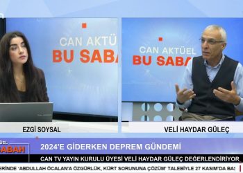 Ezgi Soysal’ın sunduğu Can Aktüel Bu Sabah Programının bugünkü konuğu Can Tv Yayın Kurulu Üyesi Veli Haydar Güleç