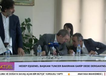 HEDEP Eş Genel Başkanı Tuncer Bakırhan, Garip Dede Dergahı’nda