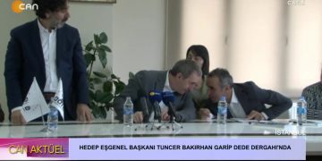 HEDEP Eş Genel Başkanı Tuncer Bakırhan, Garip Dede Dergahı’nda