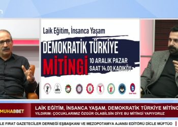 ‘Laik Eğitim, İnsanca Yaşam, Demokratik Türkiye’ Mitingi – Pir Haşim Kızıllveren’in Sunduğu Dem-i Muhabbet Programını Konuğu, Pir Eren Yıldırım