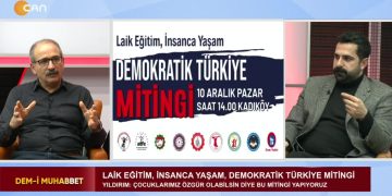 ‘Laik Eğitim, İnsanca Yaşam, Demokratik Türkiye’ Mitingi – Pir Haşim Kızıllveren’in Sunduğu Dem-i Muhabbet Programını Konuğu, Pir Eren Yıldırım