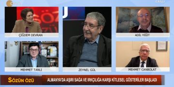 Almanya’da Aşırı Sağa ve Irkçılığa Karşı Kitlesel Gösteriler Başladı – Zeynel Gül’ün Hazırlayıp Sunduğu Sözün Özü Programının Konukları:Gazeteciler Çiğdem Devran, Adil Yiğit, Mehmet Canpolat ve Gazeteci/Göç Uzmanı Mehmet Tanlı