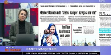 Çilem Küçükkeleş’in Sunduğu Can Aktüel Bu Sabah Programının Bugünkü Konuğu:Avukat Mahmut Erol.