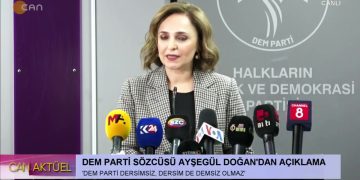 Dem Parti Sözcüsü Ayşegül Doğan Seçimlere İlişkin Açıklama
