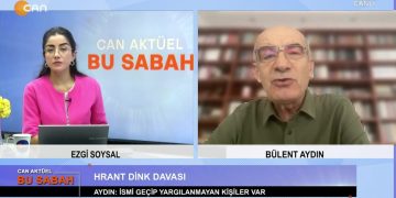 Ezgi Soysal’ın Sunduğu Can Aktüel Bu Sabah Programının Bugünkü Konuğu, Hrant’ın Arkadaşları’ndan Bülent Aydın