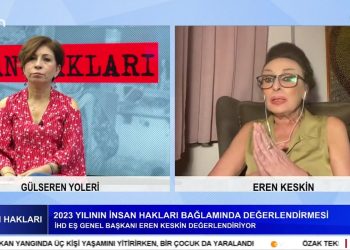 Gülseren Yoleri’nin hazırlayıp sunduğu insan hakları programının bu hafta ki konuğu İHD eş genel başkanı Eren Keskin ile birlikte 2024 yılında insan hakları hareketinin görevlerini konuşuyor