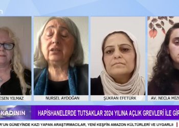 Hapishanelerde Tutsaklar 2024 Yılına Açlık Grevleri İle Girdi – Tecrit Kaldırılsın, Kürt Sorunu Çözülsün – Sakine Esen Yılmaz İle Söz Kadının Programının Bu Haftaki Konukları: Nursel Aydoğan, Şükran Efetürk ve Av. Necla Mizgin Argış