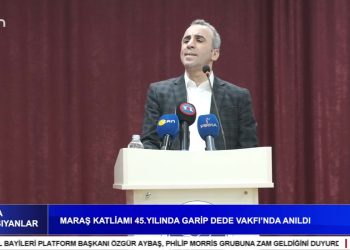 Maraş Katliamı 45.Yılında Garip Dede Vakfın’nda Anıldı.
