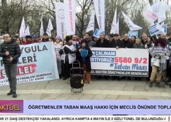 Öğretmenler Taban Maaş Hakkı İçin Meclis Önünde Toplanıyor. Ezgi Soysal ile Can Aktüel