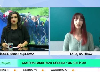 Özge Erdoğan Yeşilırmak’ın hazırlayıp sunduğu Yeşil Yaşam programının Konuğu: Fatoş Sarıkaya.