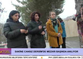 Sakine Cansız Dersim’de Mezarı Başında Anılıyor