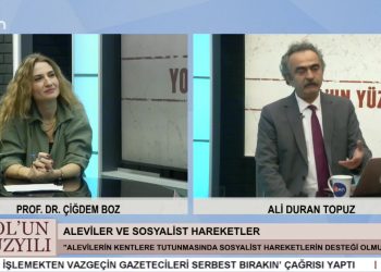 – Aleviler ve Sosyalist Hareketler
– 80 Darbesi, Milliyetçilik ve Kimlik Mücadelesi
– Prof. Dr. Çiğdem Boz’un Hazırlayıp Sunduğu Yol’un Yüzyılı Programının Konuğu Ali Duran Topuz