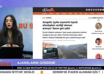 Ezgi Soysal’ın sunduğu Can Aktüel Bu Sabah programının bugünkü konukları Gazeteci Cihan Berk ve Ana Cevahir Altunok
