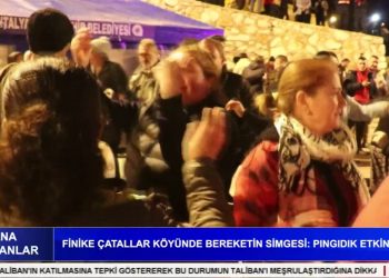 Finike Çatallar Köyünde Bereketin Simgesi: Pıngıdık Etkinliği
