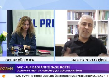 Merkez Bankası’nda Neler Oluyor, Çiğdem Boz ile Özel Program. Konuk: Serkan Çiçek.