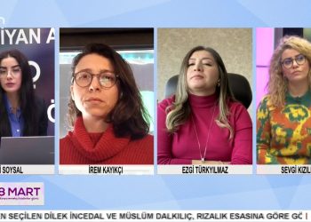 Türkiye’de Kadın Emeği ve Sağlığı – Alevi Kadınların Eşit Haklar Mücadelesi – Kadınların Anayasal Haklarına Saldırılar Sürüyor – Ezgi Soysal’ın Sunduğu Özel Programın Konukları, İrem Kayıkçı, Ezgi Türkyılmaz ve Sevgi Kızılırmak