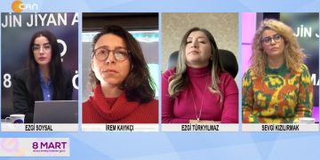 Türkiye’de Kadın Emeği ve Sağlığı – Alevi Kadınların Eşit Haklar Mücadelesi – Kadınların Anayasal Haklarına Saldırılar Sürüyor – Ezgi Soysal’ın Sunduğu Özel Programın Konukları, İrem Kayıkçı, Ezgi Türkyılmaz ve Sevgi Kızılırmak