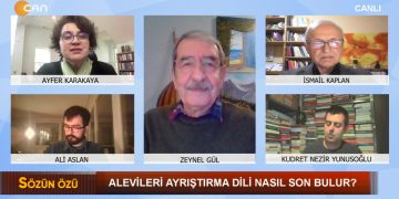 Alevileri Ayrıştırma Dili Nasıl Son Bulur ? – Zeynel Gül’ün Hazırlayıp Sunduğu Sözün Özü Programının Konukları: Ayfer Karakaya, Kudret Nezir Yunusoğlu, İsmail Kaplan, Ali Arslan