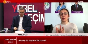 Atilla Taş’ın Sunduğu Yerel Seçim 2024 Programının Bugünkü Konuğu: Elif Tuğçe demiroğlu.