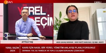 Atilla Taş’ın Sunduğu Yerel Seçim 2024 Programının Bugünkü Konukları: Arzu Savaş Derman, Serkan Yılmaz.