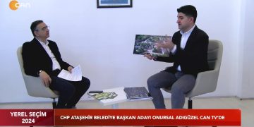 Attila Taş’ın hazırlayıp sunduğu Yerel Seçim 2024 programının Konuğu CHP Ataşehir Belediyesi Başkan Adayı Onursal Adıgüzel