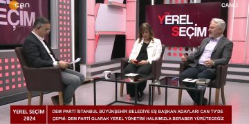 Attila Taş’ın hazırlayıp sunduğu Yerel Seçim 2024 programının konukları Dem Parti İstanbul Büyükşehir Belediye Eş Başkan Adayları Meral Danış Beştaş ve Murat Çepni