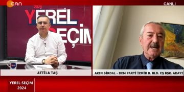 Attila Taş’ın Sunduğu Yerel Seçim 2024 Programının Bugünkü Konuğu: – DEM Parti İzmir Büyükşehir Belediye Eş Başkan Adayı Akın Birdal, – Maraş Eş Başkan Adayı Fatma Şıkyürek.