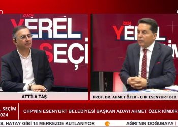 Attila Taş’ın Sunduğu Yerel Seçim 2024 Programının Bugünkü Konuğu: İstanbul – Esenyurt CHP Bld. Başkan Adayı Prof.Dr. Ahmet Özer